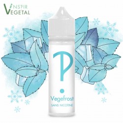 Eliquide Menthe fraîcheur intense Vegefrost, vegetol 60ml grand format - Cent Philtres