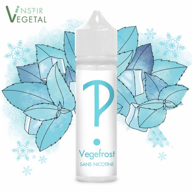 Eliquide Menthe fraîcheur intense Vegefrost, vegetol 60ml grand format - Cent Philtres
