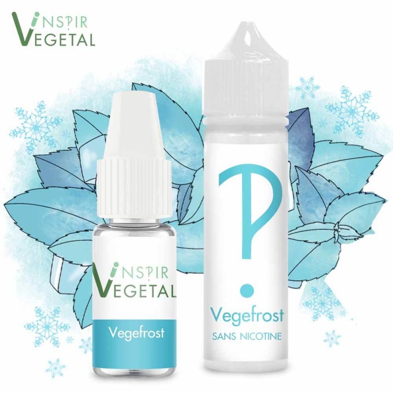 E liquide Vegefrost, menthe glaciale au végétol - Inspir - Cent Philtres