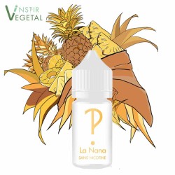 E-liquide La Nana Inspir, 100% végétal, aromes naturels fruits et ananas, grand format - Cent Philtres