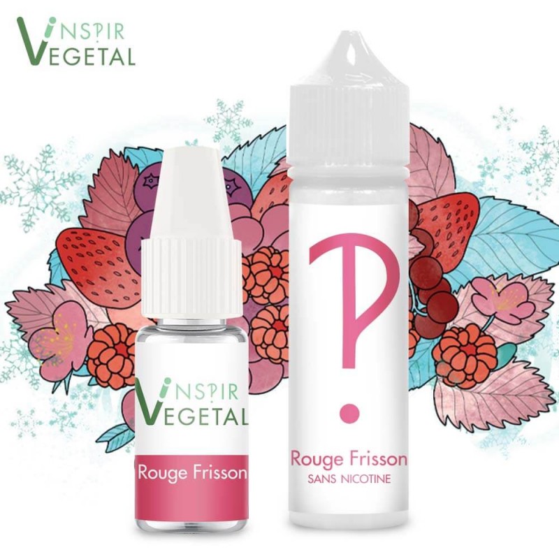 E liquide Rouge Frisson au Végétol - Inspir - Cent Philtres