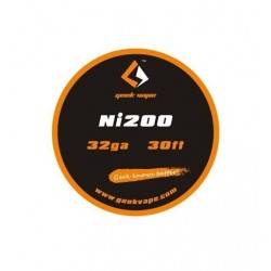 Fil résistif NICKEL NI200 0.2MM (32GA) GeekVape - Cent Philtres
